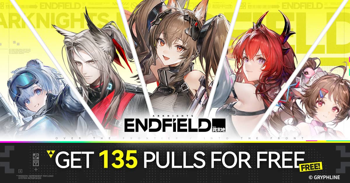 Arknights Endfield four-character party combat on Talos-II, tactical RPG gameplay screenshot